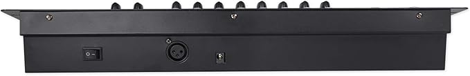 Rockville ROCKFORCE 192-Channel DMX Lighting Controller, Sound-Activated, Programmable Scenes, LED Display, for DJs and Live Events