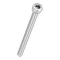 Kozelo 25pcs Socket Head Cap Screws - [M4-0.7 x 50mm] 304 Stainless Steel Allen Socket Drive for Electrical Motor 3D Printing Fan Engine Replacement Use, Silver