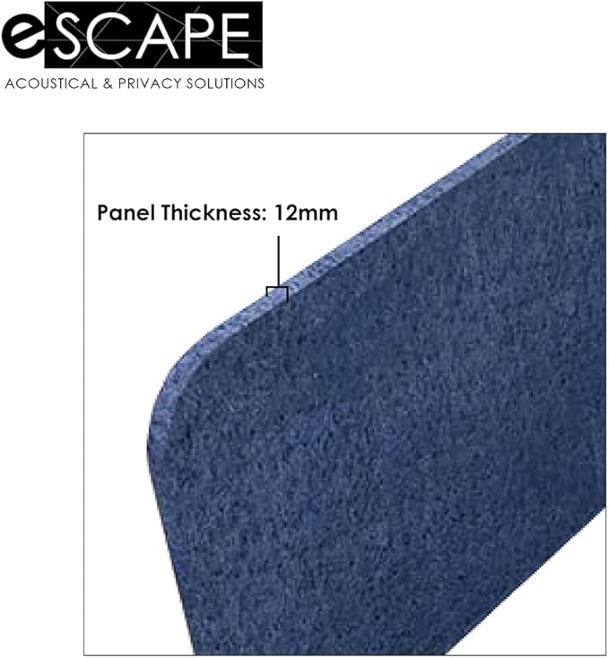 Escape Acoustic Wall Art | Matrix Design | Suspended Sound Proofing Panels | Eco-Friendly Recycled Material | 48X30 | Sand Dune