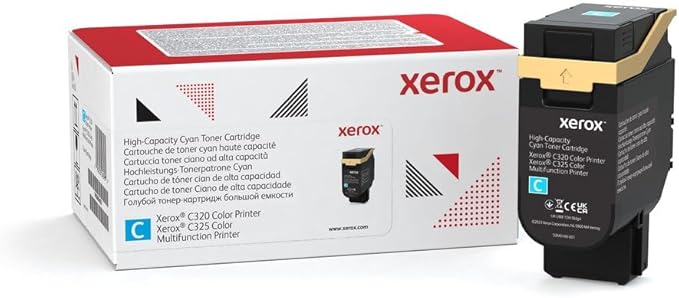 Xerox Genuine C320/C325 Cyan High Capacity Toner Cartridge (5500 Pages)- 006R04828