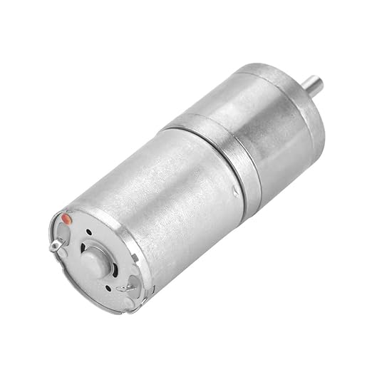 25mm DC 12V 25GA-370 Metal Gear Motor for Electronic Locks Robots Electric Curtains Low Speed High Quiet Construction Pure Copper Coil