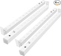 ZhouDaShu Adjustable Window Security Bars (Steel), Window Locks Bars Inside for Prevent Burglary, Window Stoppers for Vertical/Sliding Windows, Window Safety Bars Extends from 16.3-29.3 in(4 pcs)
