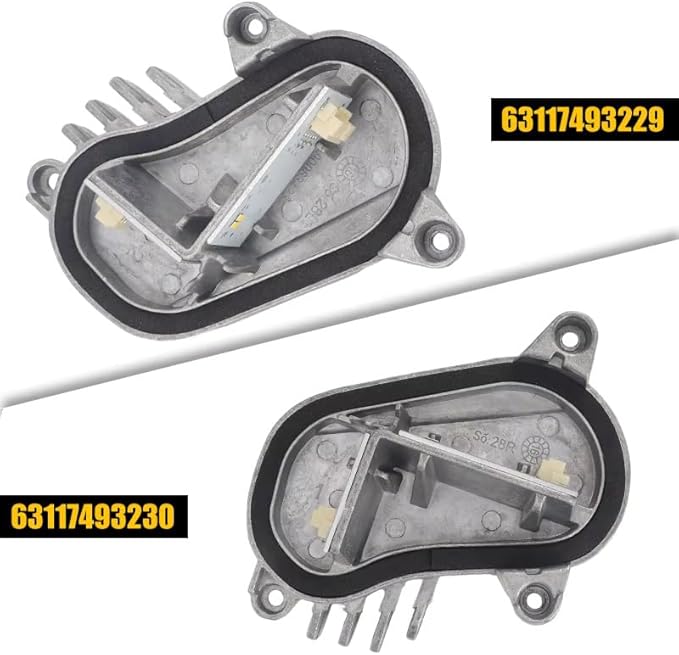 SOCAL-LED LIGHTING Yellow Angel Eye Daytime Running Light DRL Adaptive Headlight Insert Diode Module LED Control Unit Fit for BMW 2018-2020 F80 M3 F83 F82 M4 LCI, Pack of 2
