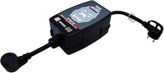 Power Watchdog Smart RV Portable Surge Protector 30 Amp - Patented Bluetooth Connectivity - Monitor Voltage/Amperage/Wattage - Replaceable Module - IP65 Water-Resistant