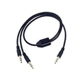 Kework 1.6ft 3.5mm Splitter Audio Cable, 1 Male to 2 Ways Male 1/8 Inch 3.5mm TRS Stereo Jack Headphones Splitter Adapter Y AUX Cable for Smartphones, Computers, MP3s, Earphones, Speakers