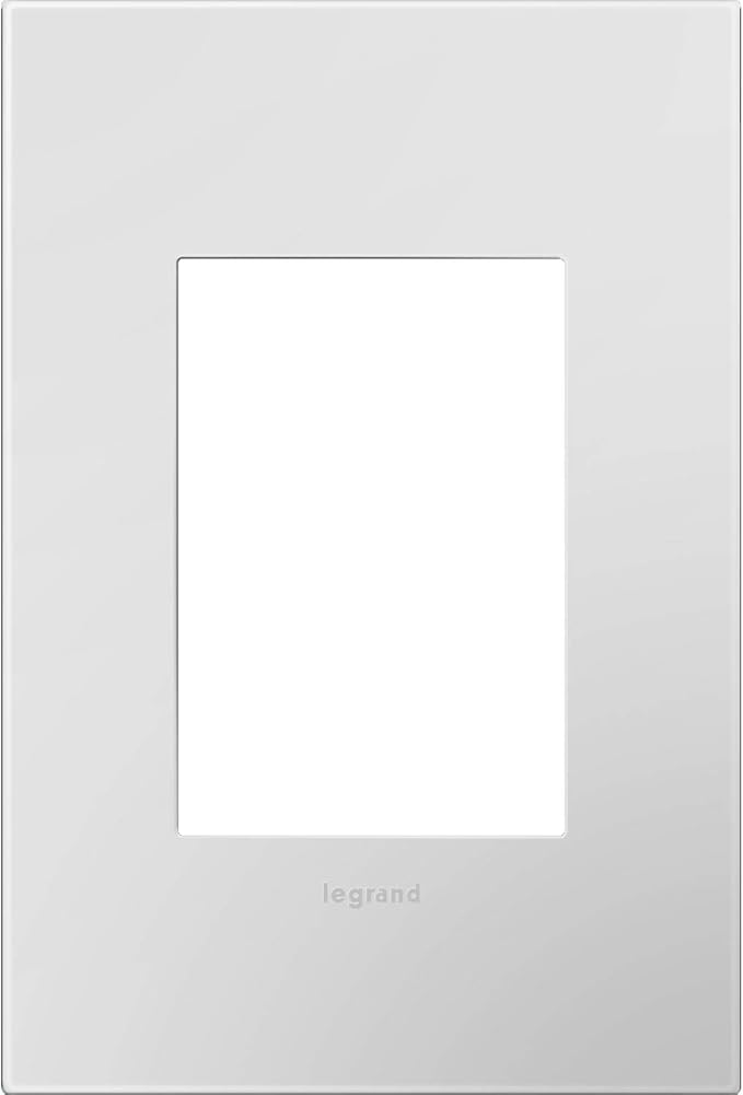 Legrand adorne Powder White, 1-Gang + Wall Plate, AWP1G3PW4