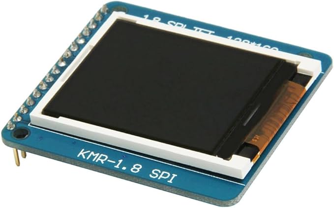 hiBCTR 6-Pack 1.8-Inch ST7735R SPI 128 * 160 TFT LCD Display Module with PCB