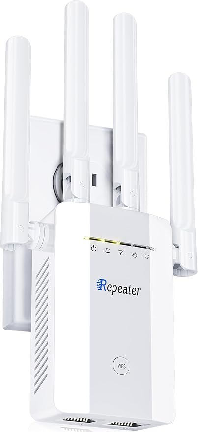 2026 New WiFi Extender Signal Booster for Home, 15715sq.ft Long Range WiFi Repeater Wireless Routers Signal Amplifier, Mesh WiFi 15X Faster Access Point with Ethernet Port, Easy Setup, 5 Working Mode