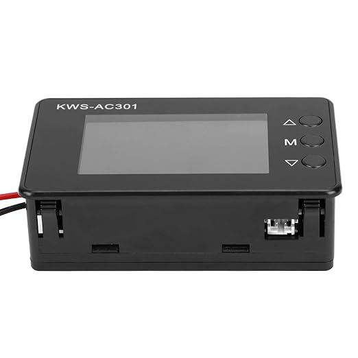 DROK AC Multimeter, 50-300V 0-100A with Open Transformer 110V 220V Voltage Current Power Electric Energy Monitor, Ampmeter Voltmeter LCD Screen for Home-use