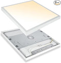 Mcacggo 2x2 FT Surface Mount LED Panel Light Dimmable & 3 Color Selectable 3000K/4000K/5000K - 40W 24x24 Inch LED Flush Mount Ceiling Light Low Profile, 100-277V, Bright 4400LM, ETL Listed, 2 Pack