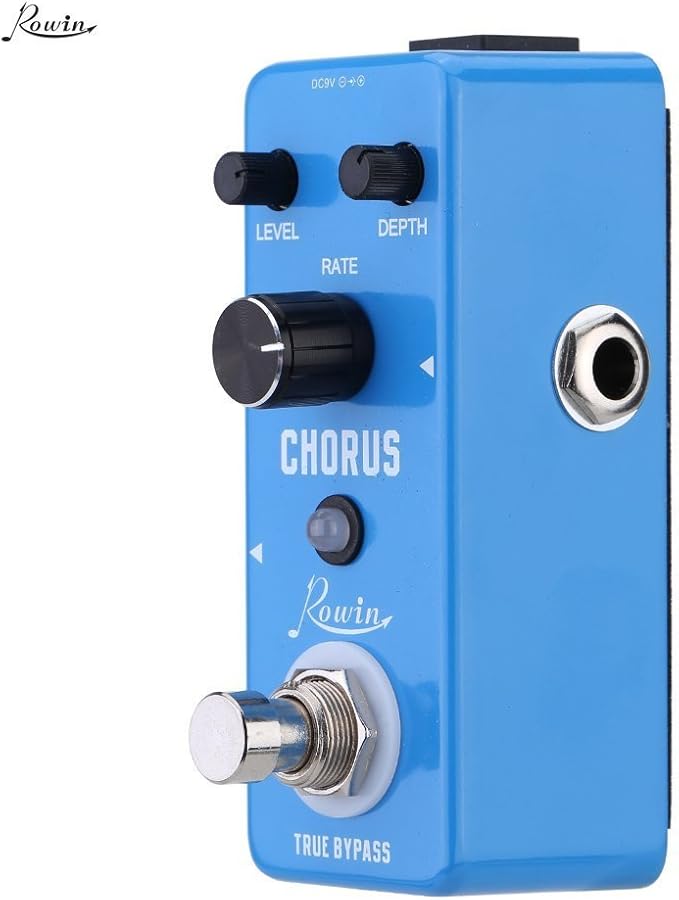 Rowin Analog Chorus Pedal for Electric Guitar Bass True Bypass LE-304