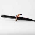 TAIFF Curves Professional Black Titanium Curling Iron – High-Performance Hair Curler & Rizadora para Cabello with Dual Voltage | Fixed Temperature 410°F | 1”