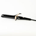 TAIFF Curves Professional Black Titanium Curling Iron – High-Performance Hair Curler & Rizadora para Cabello with Dual Voltage | Fixed Temperature 410°F | 1 1/2”
