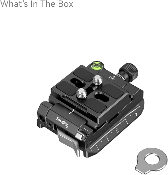 SmallRig Mount Plate Kit with Top Plate for Arca-Swiss and Bottom Plate for Manfrotto-Type, Compatible for DJI RS Series - 4234