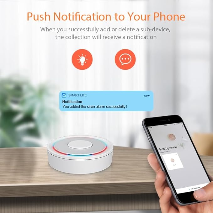 Wired Tuya Zigbee 3.0 Hub - All-in-One Home Remote Controller for Tuya Smart Devices, Homebridge, Zigbee Gateway, Compatible with Apple HomeKit and Alexa/Google Assistant