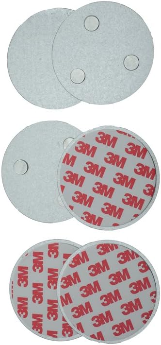 cakuuma Magnetic Smoke Detector Installation Tool,Quick and Easy Fastening Ceiling Mounted Kit for Smoke Alarm,No Need Drill 10 Seconds Install Smoke Sensors (5pcs) cakuuma