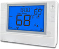 Thermostat for Home, Premium Heat Pump Room Temperature Controller, up to 2H/1C, Easy-to-Read Large Display，Blue Backlight