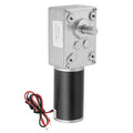 12V 200RPM 5840 31ZY Permanent Magnet DC Turbo Geared Motor Reduction Motor for Remote Control Curtains Paper Shredders Black 1Pcs