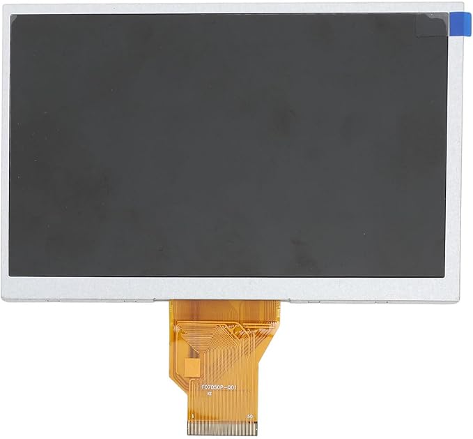 7 Inch LCD Display Module, 800x480 High Resolution Screen Display Module with 50 Pin RGB Interface for Home Appliance, Widely Used in Industrial Control Systems