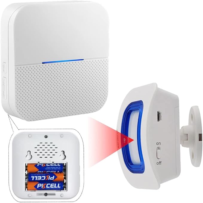 EverNary Bed Alarm for Elderly Dementia Patients,Portable Wireless Caregiver Pager Bed Alarms and Fall Prevention Alert for Elderly,Elderly Monitoring for Home
