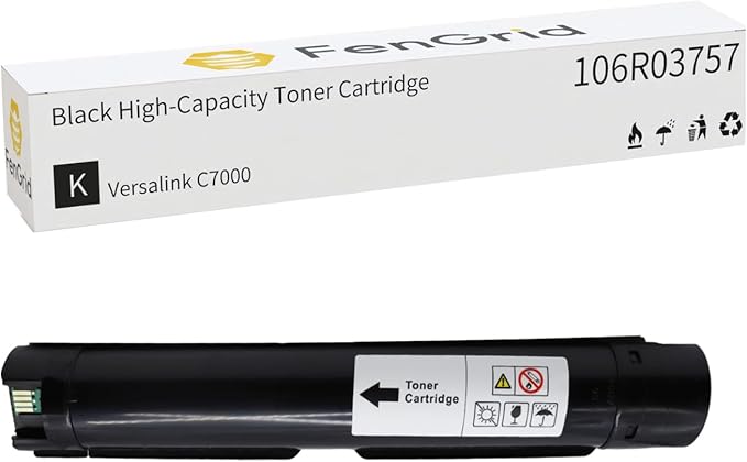 OEM 106R03757 Toner Cartridge Black Extra High Capacity 10,700 Page-Yield Works with Printer Models Xerox VersaLink C7000 C7000N C7000DN C7000V (Black)