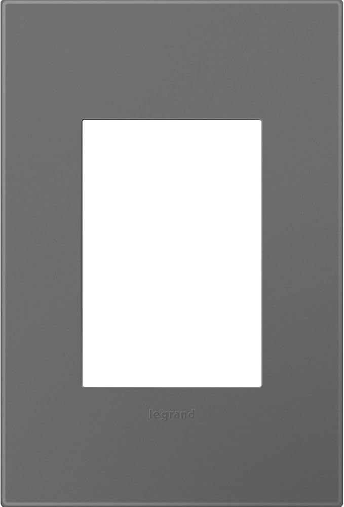 Legrand adorne Magnesium, 1-Gang + Wall plate, AWP1G3MG4