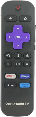 Ceybo Replacement fit for Onn Roku TV Remote Control with Netflix, Disney+, Apple TV, and Prime Video Shortcut Keys