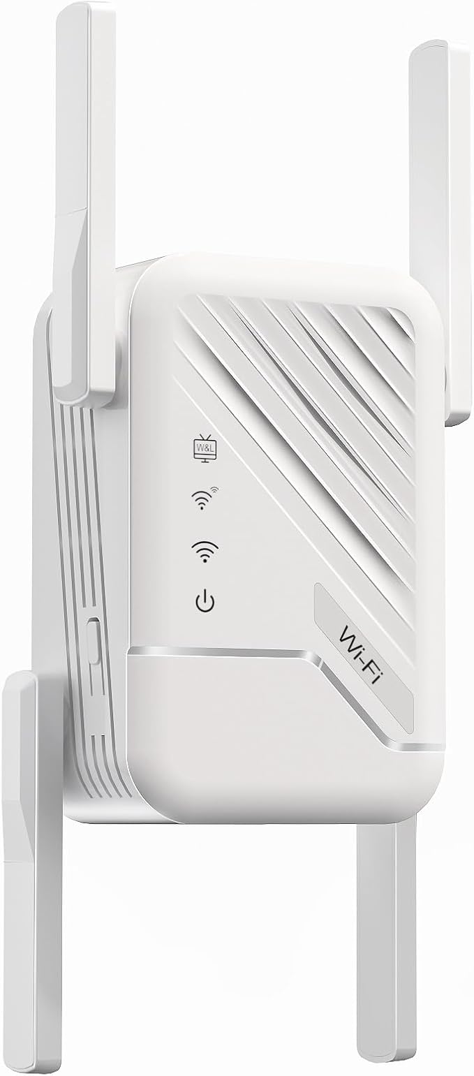 2026 Best WiFi Extender Signal Booster, Internet Extender Covers Up to 13389 Sq.ft for Home, Long Range WiFi Repeater with Ethernet Port, Wireless Router Amplifier Easy Setup,Wide Compatibility