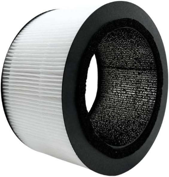 Nispira BAPF160 Replacement Filter K for Bionaire Air Purifier BAP9360W BAP9260W 3-in-1 True HEPA Activated Carbon, 2 Packs