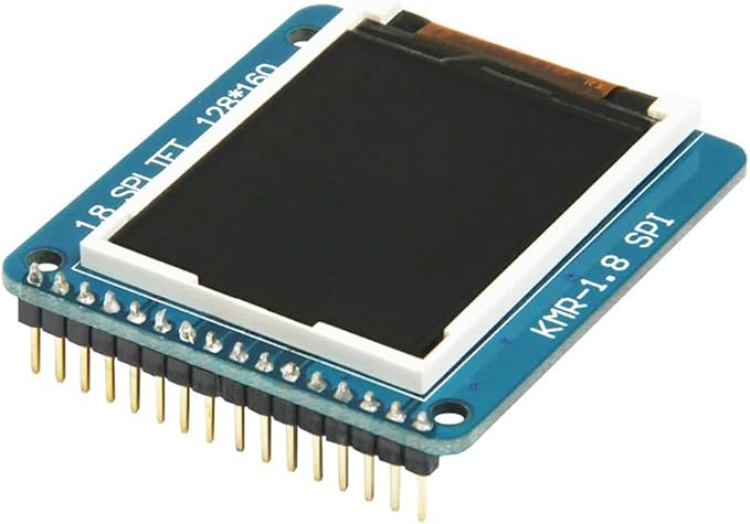 hiBCTR 6-Pack 1.8-Inch ST7735R SPI 128 * 160 TFT LCD Display Module with PCB