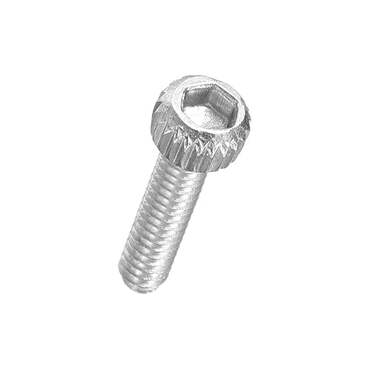 Kozelo 60pcs Socket Head Cap Screws - [M1.4-0.3 x 5mm] 304 Stainless Steel Allen Socket Drive for Electrical Motor 3D Printing Fan Engine Replacement Use, Silver