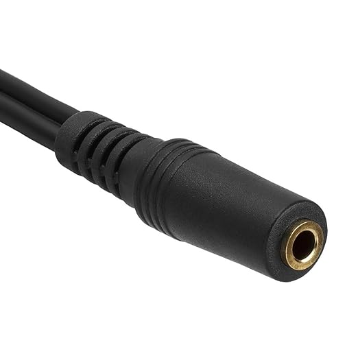 Cmple - [5 Pack 3.5mm Female Jack to 2 RCA Plugs Audio Stereo Adapter, 3.5mm Female to 2RCA Male Stereo Gold Plated