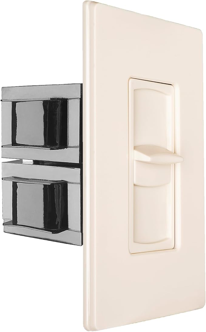 OSD 300W Sleek, Modern, Minimalist Design in Wall Volume Control, Slider Almond Impedance Matching SLS300