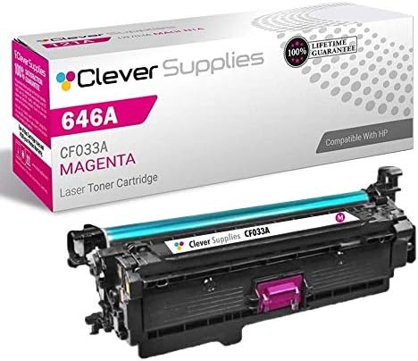 CS Replacement Toner Cartridge Compatible with HP Enterprise CM4540f MFP CF033A Magenta 646A CM4540 CM4540fskm MFP CM4540 MFP