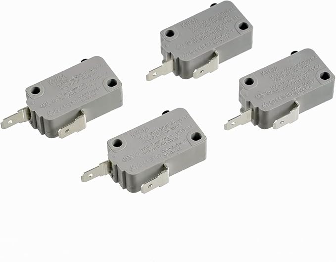 BOJACK Microwave Oven Door Switch KW3A 16A 125/250 V Door Interloc (Pack of 2 pcs Normally Close and 2 pcs Open Switchs)