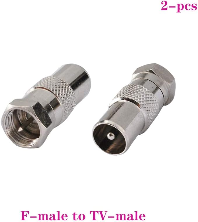RedYutou F Type to TV Type Series （F Type Female/Male） to （TV Type Pal Male/Female） Coaxial Adapter Connectors (Pack of 8)