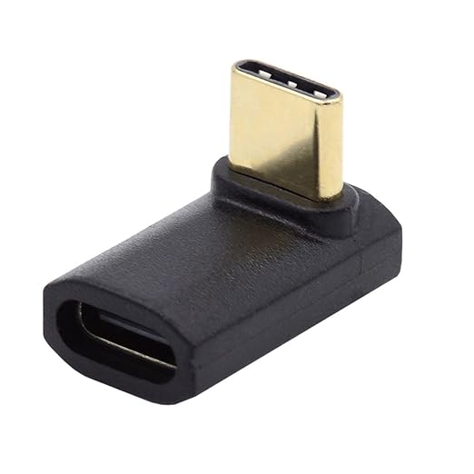 chenyang USB C Connector USB4 Type C 240W Power 40Gbps Data 8K Video Extension Connector Adapter 90 Degree UP Down Angled