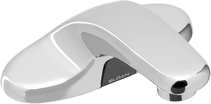 Sloan Optima EBF-650 Sensor Activated Touch-Free Faucet, Commercial Grade with Quick Connect Fittings - 0.5GPM Battery-Powered & Bluetooth Enabled Deck-Mounted Low Integrated Base Body, 3315025BT