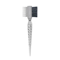 Style Factor EDGE BOOSTER® Hammer Brush Rat Tail– Double-Sided Edge Control Brush & Comb with Boar Bristles – For Edges, Slick Backs, Baby Hair Styling, and Taming Flyaways- Mini Travel Size