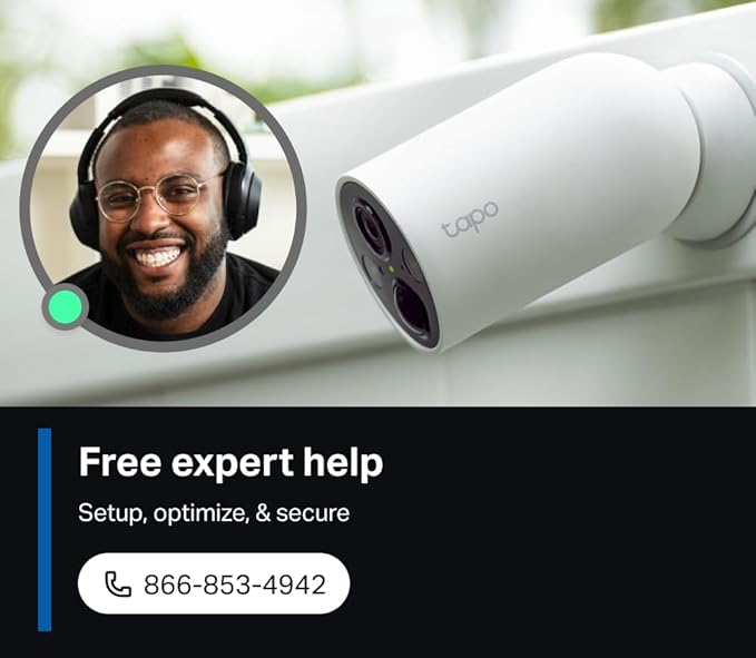 Tapo MagCam 2K+ - 2025 Wirecutter Best Outdoor Security Camera & PCMag Editors' Choice, Wireless Battery Power, Magnetic Mount, Subscription-Free SD Storage or optional Cloud, Person/Vehicle Detection