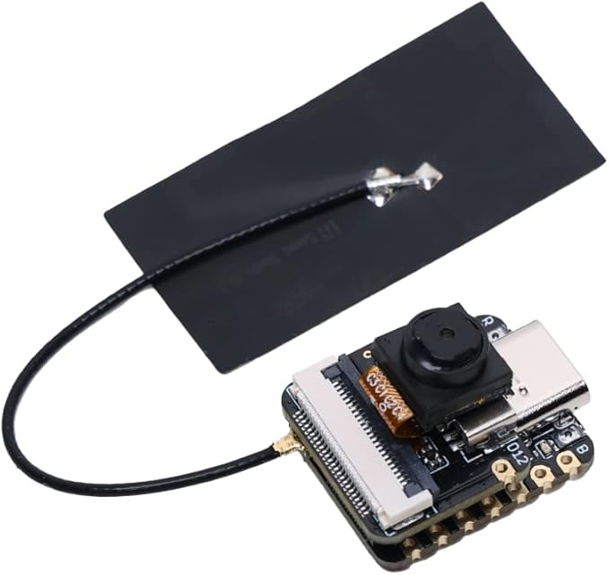 Seeed Studio XIAO ESP32 S3 Sense - 2.4GHz Wi-Fi, BLE 5.0, OV2640 Camera Sensor, Digital Microphone, 8MB PSRAM, 8MB Flash, Battery Charge Supported, Rich Interface, IoT, Embedded ML …