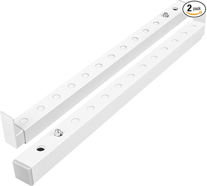 ZhouDaShu Adjustable Window Security Bars (Steel), Window Locks Bars Inside for Prevent Burglary, Window Stoppers for Vertical/Sliding Windows, Window Safety Bars Extends from 16.3-29.3 Inch(2 pcs)
