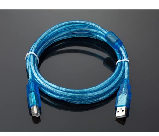 USB-AK/SA/SK Applicable AK/SA/SK Display and Control Man-Machine Interface Touch Screen Programming Data Cable USB Communication Cable Transparent (Blue 2m)