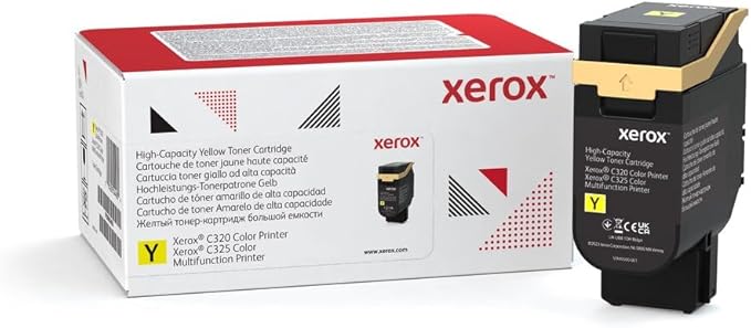 Xerox Genuine C320/C325 Yellow High Capacity Toner Cartridge (5500 Pages)- 006R04830