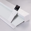 ZSHINE Motorized Blackout Window Blinds Customize Width Remote Control Rechargeable Motor Roller Shades for Windows, Home, Office, Hotel, Club, Restaurant(82026A)…
