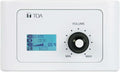 TOA Electronics M-802RC-AM Remote Audio Control Panel with Audio Out, White; Volume/Routing Control Knob; Designed for exclusive use with the M-8080D Digital Matrix Mixer
