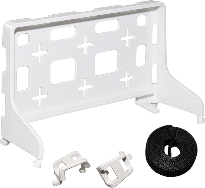 49605-aub Structured Media Panel Accessories Enclosure Universal Shelf Mounting Bracket for Leviton Media Panel -That Supports 20lbs of Weight - White