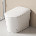 BAYTINA Smart Toilet with Auto Open/Close Lid, ADA Height Heated Seat, Warm Water Bidet, Dryer, Night Light, Dual Auto Flush, Foot Sensor Operation, Modern Elongated One-Piece Toilet for Bathrooms