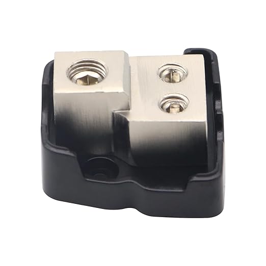 2Way Power Distribution Block 4GA / 8GA in 8 Gauge Out Split Ground Blocks 1PCS
