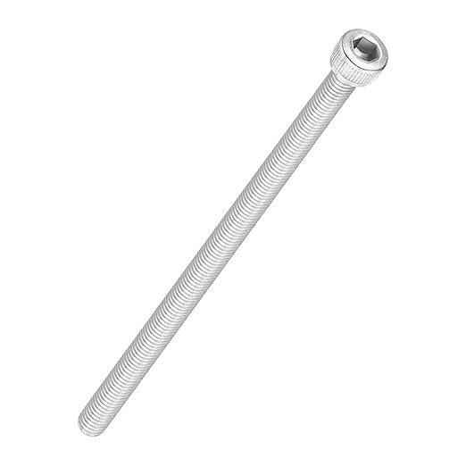 Kozelo 2pcs Socket Head Cap Screws - [M5-0.8 x 165mm] 304 Stainless Steel Allen Socket Drive for Electrical Motor 3D Printing Fan Engine Replacement Use, Silver